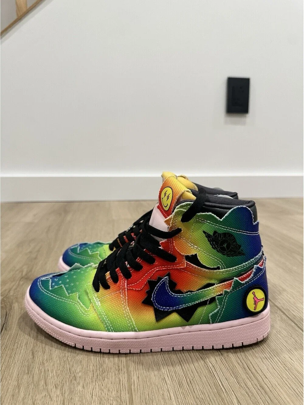 Nike Air Jordan 1 Retro OG High x J Balvin Tie Dye Size 7 DC3481-900